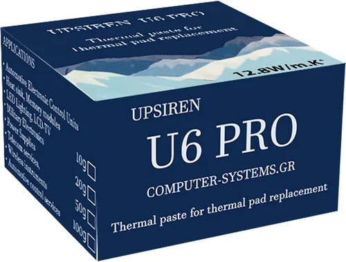 Miniatura 8 de Original UPSIREN U6 PRO 0.71 oz Masilla térmica para VGA GPU IC procesador enfriamiento rápido almohadilla térmica reemplazo bloqueo calor masilla