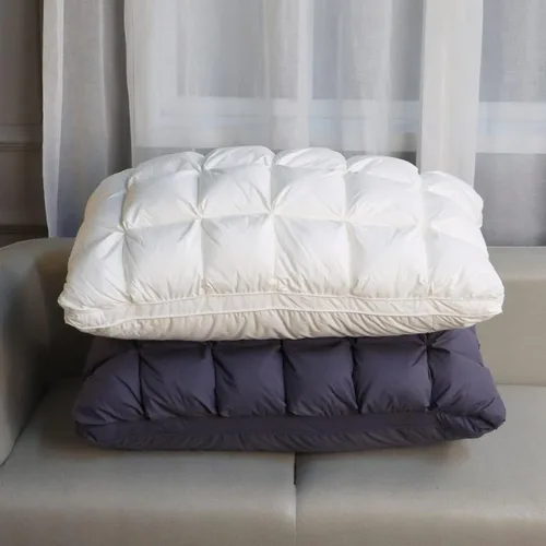 Miniatura 3 de YOUR MOON Soporte Almohada Suave Tamaño Queen Blanco y Gris