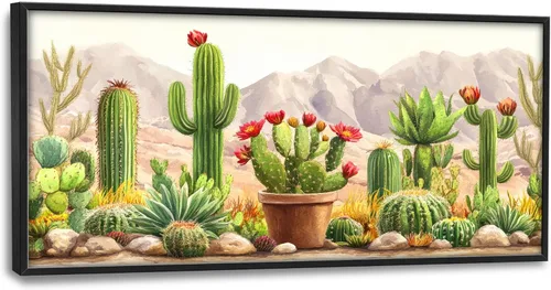 Miniatura 23 de Cuadros Grandes Enmarcados Arte de Pared para Sala de Estar, Lobos del Bosque Decoración de Pared de Gran Tamaño Lobo Animal Impresión en Lienzo