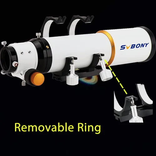 Miniatura 5 de SVBONY Tubo de telescopio portátil SV503, tubo óptico de dispersión extra baja 70ED F6, enfocador de rap de microreducción, para astrofotografía