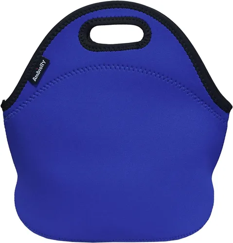 Miniatura 7 de Nevera de neopreno de Ambielly. Nevera con aislamiento para guardar la comida en un viaje, Negro Reusable Food Carrier for Office, Teachers