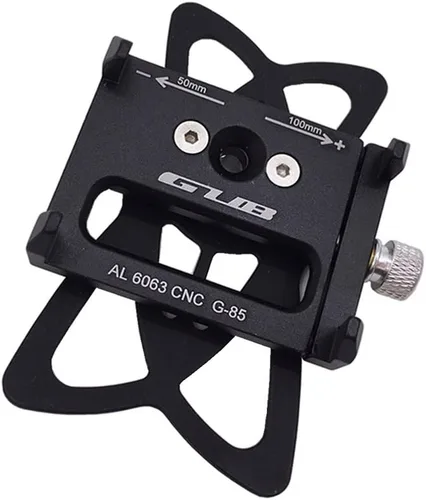 Miniatura 3 de GUB Soporte universal para teléfono, ajustable, compatible con iPhone 8 Plus y otros teléfonos inteligentes, color negro con banda
