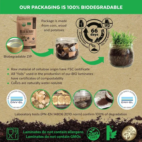 Miniatura 9 de Numami Polvo de jugo de hierba de cebada y arándanos silvestres en polvo para tu batido de desintoxicación perfecto, calidad premium y certificado