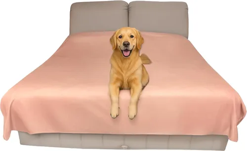 Miniatura 9 de Funda protectora impermeable o forro delgada reversible para cama o sofá (tamaño individual de 90 x 55 pulgadas), para perros y gatos, bebés