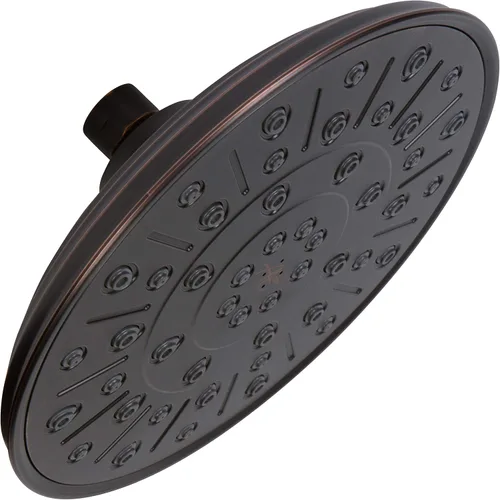 Miniatura 9 de Aqua Elegante Cabezal de ducha tipo lluvia, cabezal de ducha grande de 8 pulgadas con boquillas de autolimpieza, alto flujo, fácil de instalar