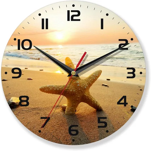 Miniatura 13 de Reloj de pared con pilas, reloj de pájaro para sala de estar, flores de acuarela, reloj de pared decorativo para sala de estar, dormitorio, baño
