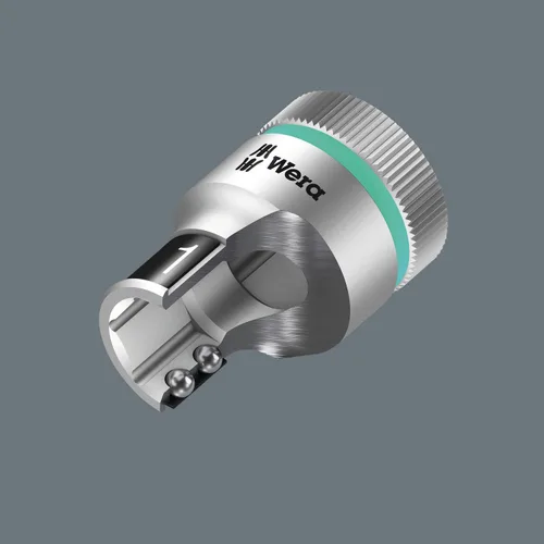 Miniatura 6 de Wera 05003756001 8100 SA 12 HF Zyklop Juego de trinquete metálico con palanca de interruptor, 1/4" accionamiento, métrico, 13 piezas