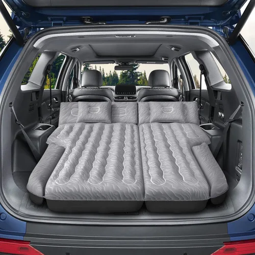 Miniatura 11 de Colchón de aire del coche del asiento trasero: cama inflable de camping de coche SUV para camión furgoneta, almohadilla de dormir gruesa de doble
