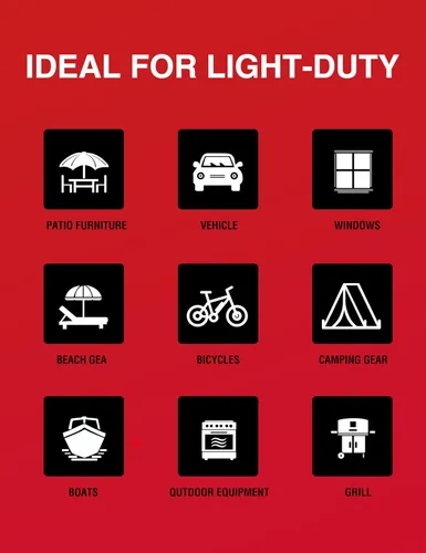 Miniatura 6 de Lavadora eléctrica a presión PowerSmart, 1850 PSI 1.7 GPM, lavadora de potencia portátil con boquillas ajustables, cañón de espuma, 58 pies de Rojo