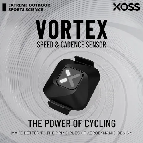 Miniatura 2 de XOSS Vortex - Sensor de cadencia/velocidad ANT+/Bluetooth 4.0, para exteriores/interiores, inalámbrico, IPX7, modos duales, para bicicleta, sensor