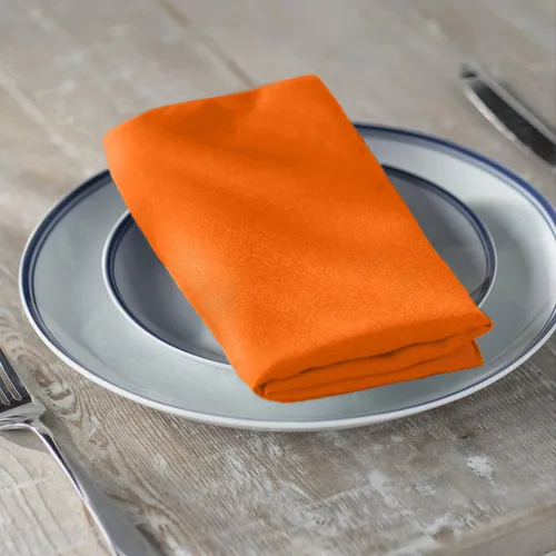 Miniatura 12 de LA Linen Paquete de 10 servilletas de popelina de poli, servilletas de tela suave, servilletas lavables y reutilizables, servilletas de mesa