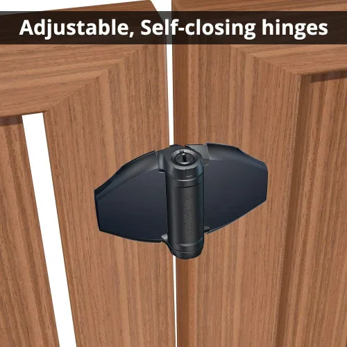 Miniatura 5 de D&D Technologies TCHD2S3BTS TruClose - Bisagras de puerta resistentes, para puertas de madera o vinilo de cierre automático de hasta 154 libras, sin