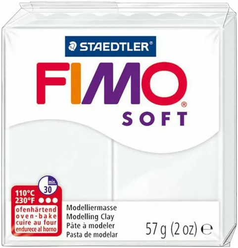 Miniatura 4 de FIMO Soft & Effect - Arcilla polimérica para modelar horno, 2.01 oz, juego de 8 unidades, colección de tarta de queso de fresa