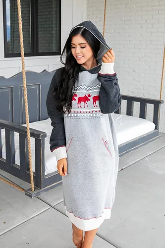 Miniatura 4 de Lazy One Sudadera con capucha de gran tamaño, ropa de dormir