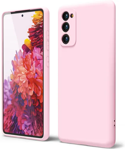 Miniatura 198 de oakxco Funda para teléfono Samsung Galaxy S21 Ultra con agarre de silicona líquida, bonita funda delgada y delgada de goma suave de TPU lisa