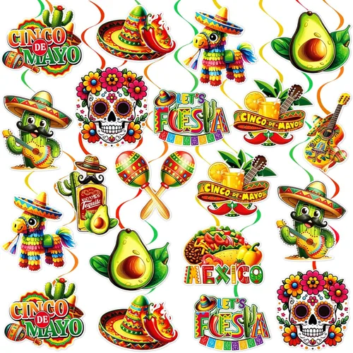 Miniatura 13 de 40 decoraciones de remolinos colgantes de Pascua, huevos de Pascua, remolinos colgantes para techo, decoraciones de papel de aluminio