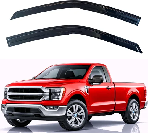 Miniatura 251 de KPY Visor de ventana compatible con Hyundai Tucson 2021-2025, 4 piezas de deflector de ventilación para ventana lateral, estilo Mugen, protector
