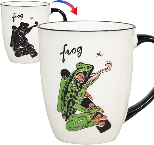 Taza de cerámica que cambia de calor, taza de café divertida para mamá, papá, taza de té de porcelana, regalos para hombres y mujeres, cumpleaños,