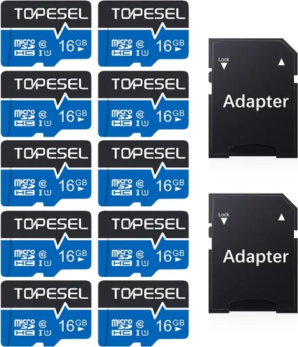 Miniatura 13 de TOPESEL Paquete de 5 tarjetas micro SD de 64 GB Clase 10 Tarjeta de Memoria Micro-SDXC UHS-I, tarjeta flash TF de alta velocidad para cámara