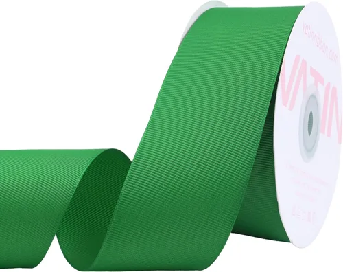 Miniatura 240 de Vatin - Rollo de cinta de grogrén, rollos de 25-50 yardas, perfecto para decoración de bodas, coronas, baby showers, envolturas de paquete de regalo
