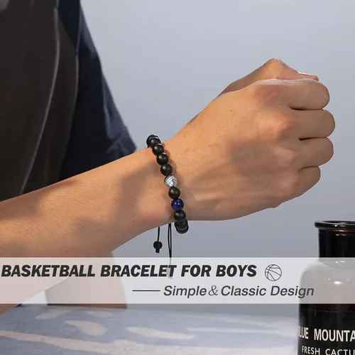 Miniatura 2 de UNGENT THEM Regalos para adolescentes y niños, pulsera de béisbol, baloncesto, fútbol, fútbol, regalos para niños, regalos de graduación