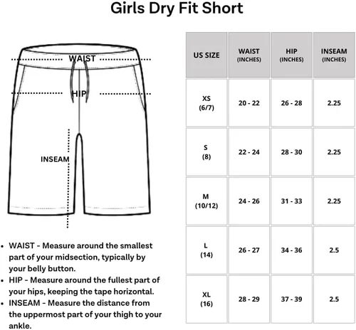 Miniatura 5 de Paquete de 4 pantalones cortos para correr con cordón y bolsillos para niñas