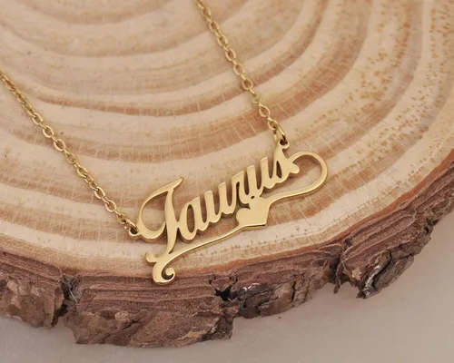 Miniatura 5 de Aoloshow Collar personalizado con nombre de corazón de amor, collar personalizado para dama de honor