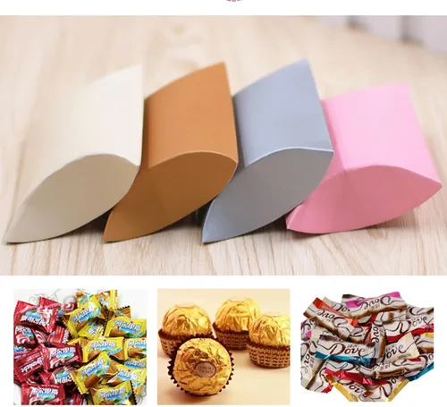 Miniatura 7 de MANCHAP 200 cajas de almohada de papel kraft blanco de 3.5 x 2.5 pulgadas, pequeñas cajas de dulces blancos, cajas de agradecimiento para recuerdos