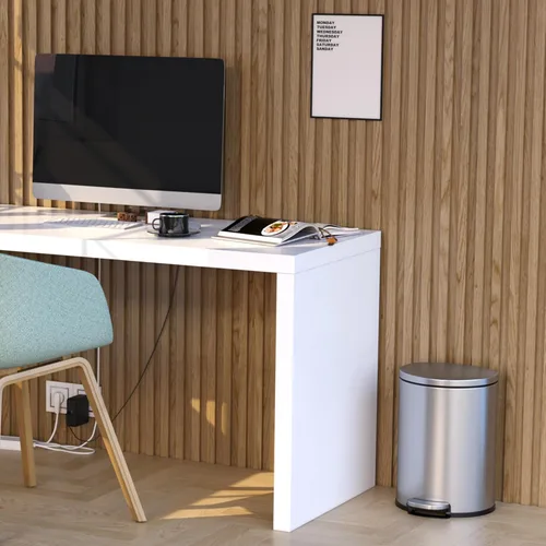 Miniatura 4 de iTouchless SoftStep - Cubo de basura delgado de 3 galones con filtro de olor y cubo interior extraíble, acero inoxidable de 11 litros que ahorra