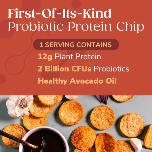 Miniatura 4 de WonderSlim Chips de proteína de guisante, barbacoa de nogal paquete de 10 unidades, 0.35 oz de proteína, sin gluten