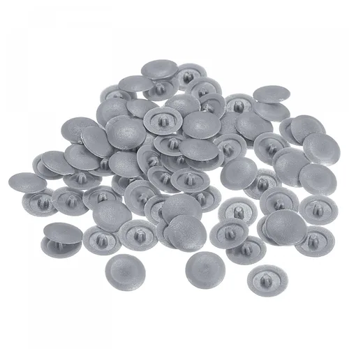 Miniatura 20 de uxcell Cubiertas de tapa de rosca, 80 piezas de 0.657 x 0.169 in de plástico para tornillos de rosca Phillips Cam Tornillo autorroscante, marrón café