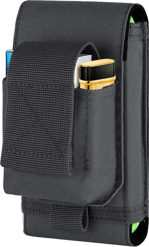 Miniatura 10 de Funda táctica Molle para teléfono, bolsa compacta para cinturón de cintura con funda para cigarrillos para iPhone 17 Pro Max/16 Pro Max/15 Pro