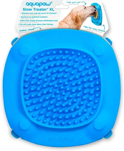 Miniatura 10 de Aquapaw Alfombrilla para lamer perros – Alimentador lento de succión y tapete de alimentación – Dispensador de juguetes de baño para perros