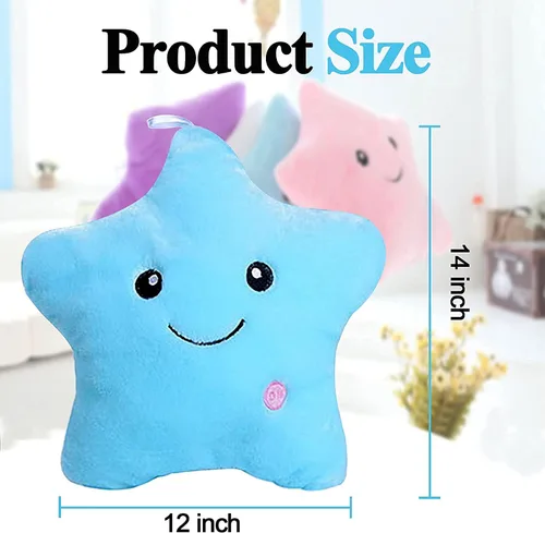 Miniatura 3 de Lindos rellenos de almohada brillantes de animales de peluche de estrellas para niños, regalo del día del niño, hijo, hija, niñas, niños, almohadas