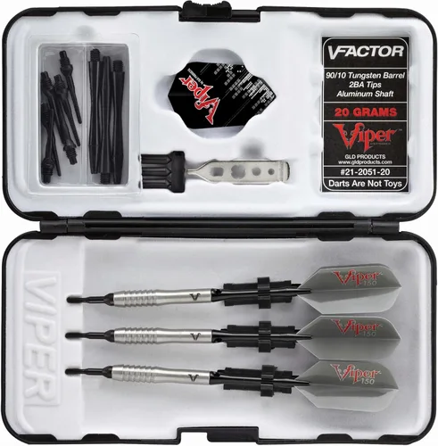 Miniatura 7 de Viper V-Factor - Juego de dardos de punta suave 90% tungsteno con estuche