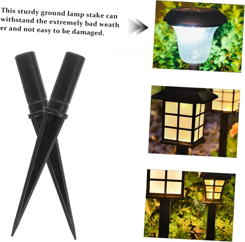 Miniatura 8 de Estacas de repuesto para luces solares de jardín al aire libre, accesorios de estaca, estacas de bastón de caramelo, camino, paisaje, patio, patio