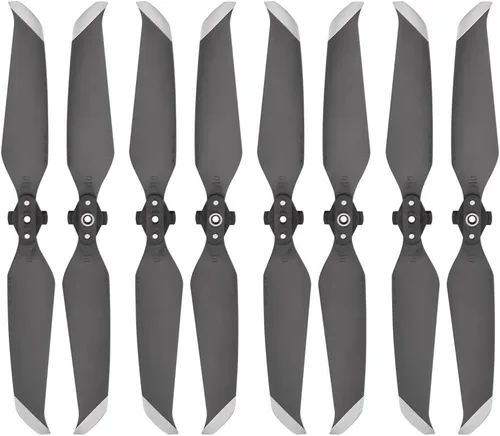 Miniatura 5 de 4 pares de hélices de drone 7238F/apto para DJI Mavic Air 2/apto para DJI AIR 2S de bajo ruido CW CCW ventilador de ala de liberación rápida Dorado