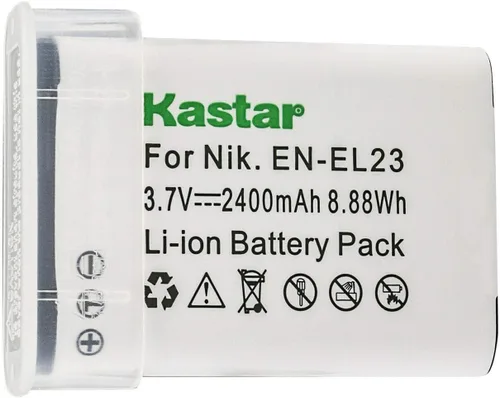 Miniatura 2 de Kastar EN-EL23 LTD2 Cargador de batería USB de repuesto para batería Nikon EN-EL23 ENEL23, cargador Nikon MH-67 MH-67P, Nikon Coolpix P900, Coolpix