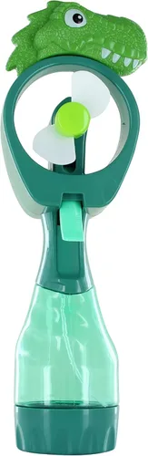 Miniatura 3 de Delightmoon Dinosaur Water Mist Spray Botella Ventilador portátil de mano Mister - Funciona con pilas (azul)