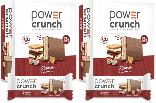 Miniatura 13 de Power Crunch - Barras de oblea proteica, snacks altos en proteínas con delicioso sabor, red velvet, 1,4 onzas (12 unidades)