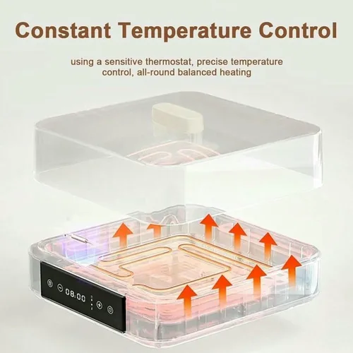 Miniatura 4 de Máquina automática para hacer yogur, fermentador de yogur eléctrico digital con control de temperatura y tiempo, máquina fermentadora de masa Natto