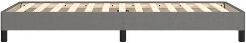 Miniatura 7 de Marco de cama gris oscuro con patas negras, 39.4 x 79.9 pulgadas, tela individual XL, peso: 41.226 libras