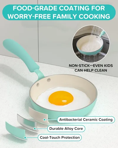 Miniatura 5 de Juego de Cocina para Niños Real- Seguro Mini Juego de Cocina con Juego de Cuchillos para Niños para Hacer Comida Real, Juego de Cocina Montessori
