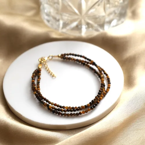Miniatura 64 de Gempires Natural Multi Strand Beaded Bracelets Lightweight Handmade Gemstone Jewelry Hypoallergenic 8 Inch Gold Plated Stylish Everyday Wear Jewelry