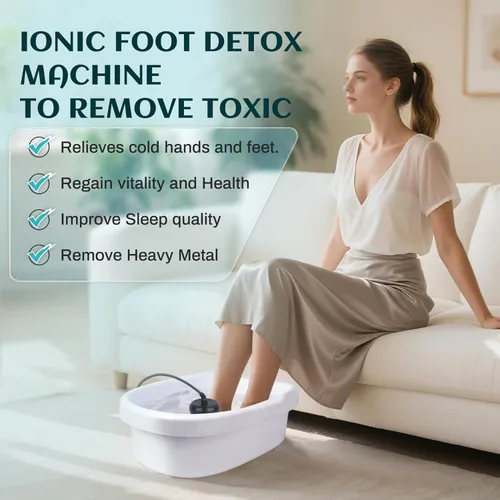 Miniatura 2 de Máquina iónica de desintoxicación del baño de pies, máquina de desintoxicación de pies con lavabo de masaje, baño de pies iónicos para uso