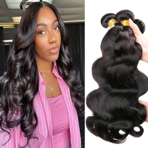 Miniatura 70 de Extensiones de cabello humano afro rizado 4B 4C Afro Kinky a granel de cabello humano virgen sin procesar para mujeres, negro natural, 8 pulgadas