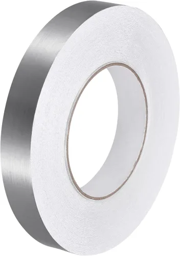 Miniatura 10 de uxcell Adhesivo autoadhesivo de aluminio de 1.18 pulgadas x 164 pies, tira de cinta adhesiva impermeable para pared, gabinete, cocina