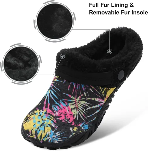 Miniatura 5 de Besroad - Pantuflas mullidas para mujer y hombre, esponjosas, cómodas, de espuma viscoelástica, para dormitorio