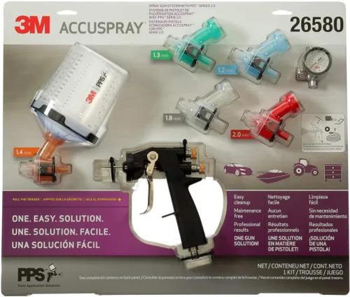 Miniatura 8 de 3M Accuspray - Sistema de pistola de pintura con PPS 2.0, 26580, estándar, 22 onzas, uso para automóviles, muebles, gabinetes y más, 1 pistola