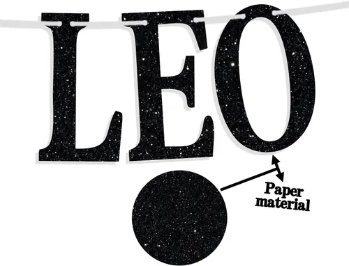 Miniatura 6 de Big Leo - Cartel energético, horóscopo Leo julio/agosto, decoración de pastel de cumpleaños del zodiaco, temporada de Leo, 12 constelaciones